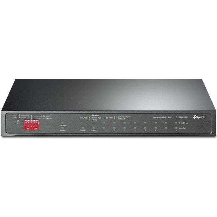 TL-SG1210MP V2 8 poorts switch met 130w PoE