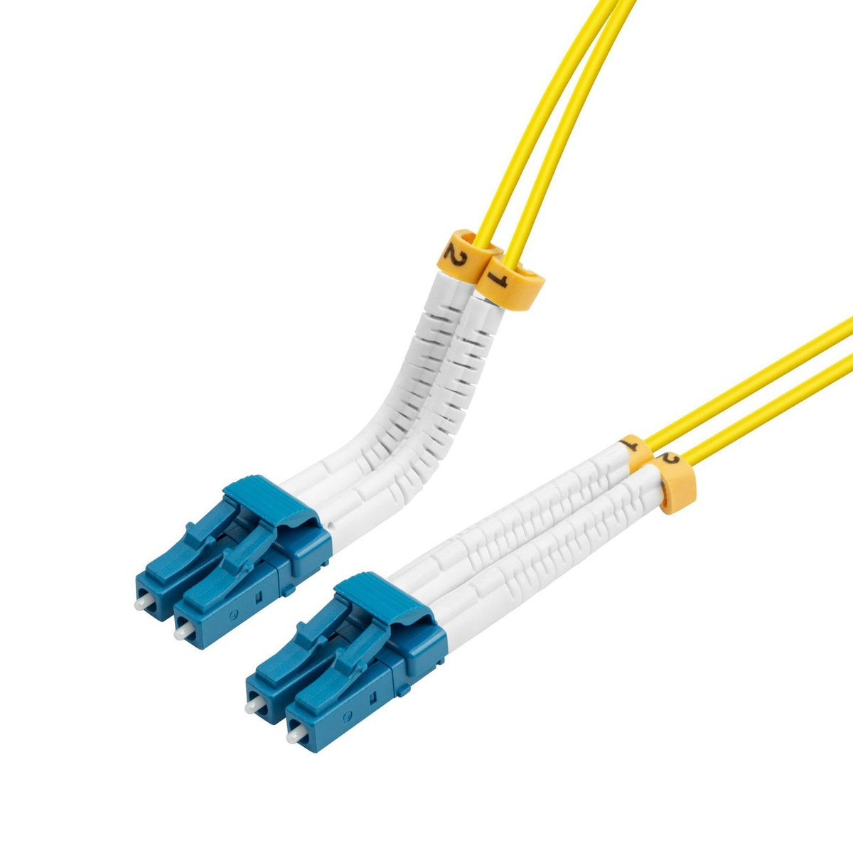 Buigbare LC-LC Singlemode fibre kabel duplex OS2 LSZH