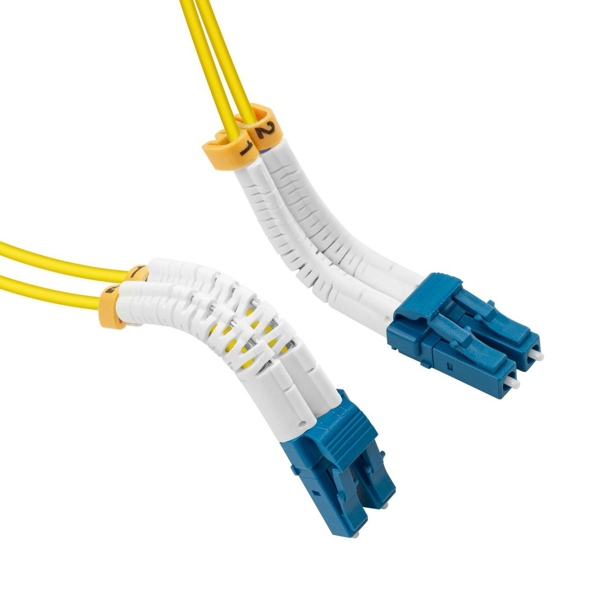 Buigbare LC-LC Singlemode fibre kabel duplex OS2 LSZH