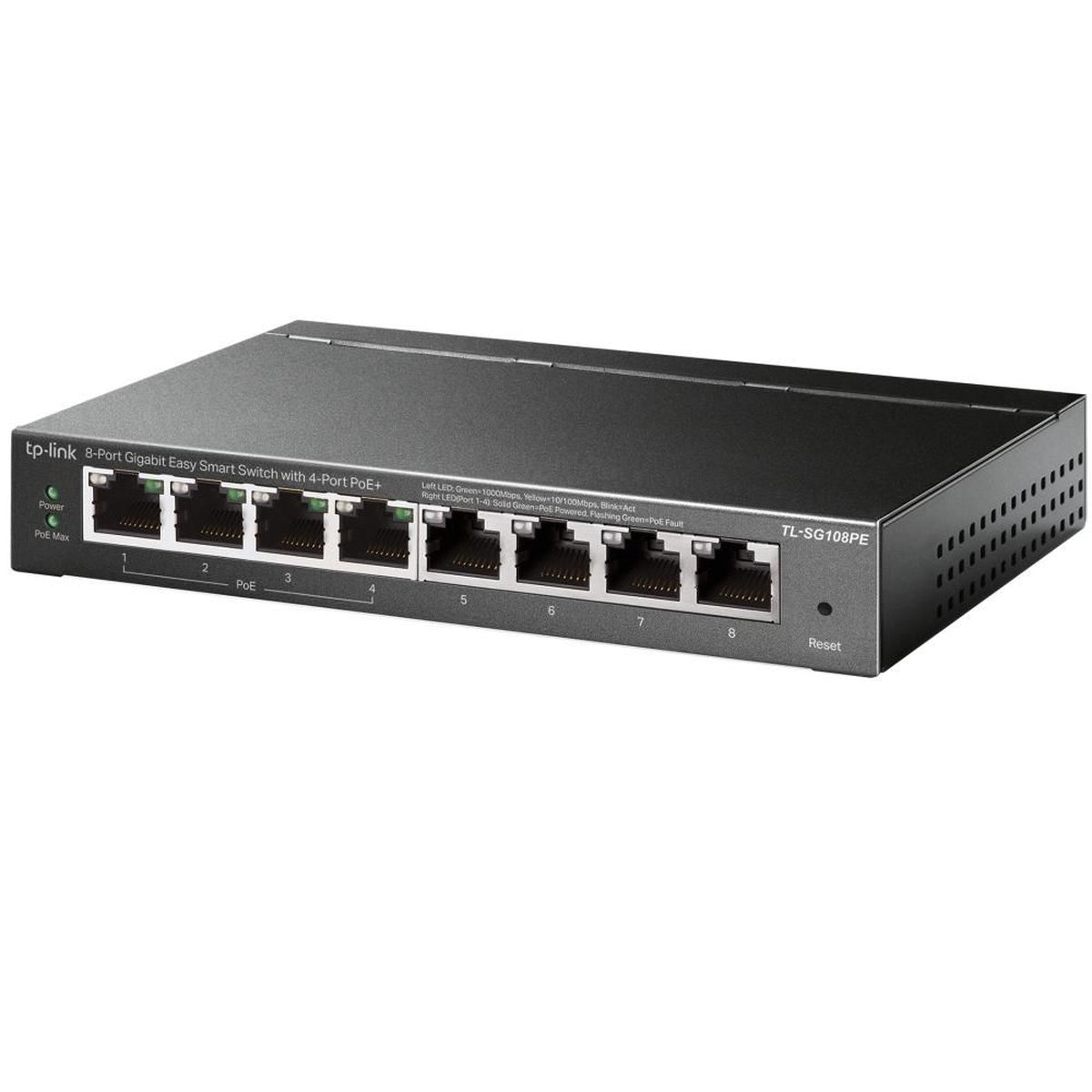 TL SG108PE 8 poorts 55w PoE netwerkswitch