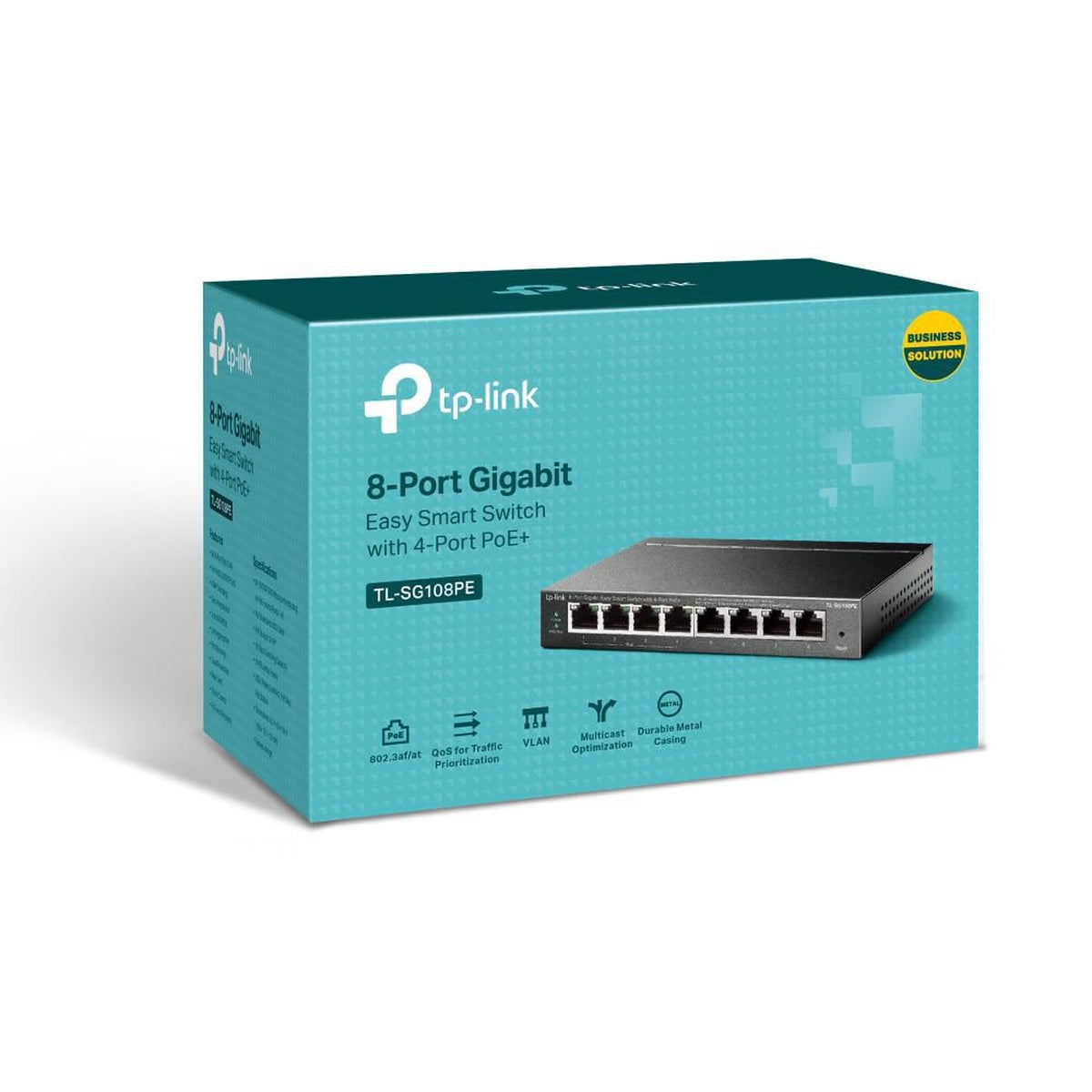 TL SG108PE 8 poorts 55w PoE netwerkswitch