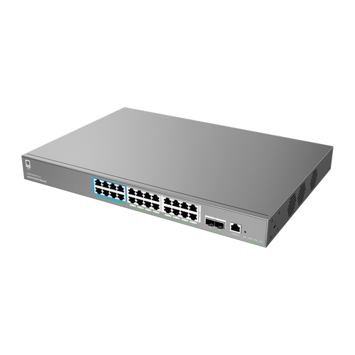 GWN7803PH Pro 24-poorts Layer 2++ PoE++-switch