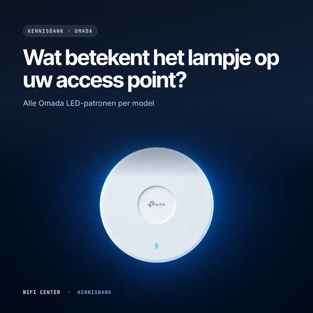 Omada LED betekenis: wat zegt het lampje op uw access point?