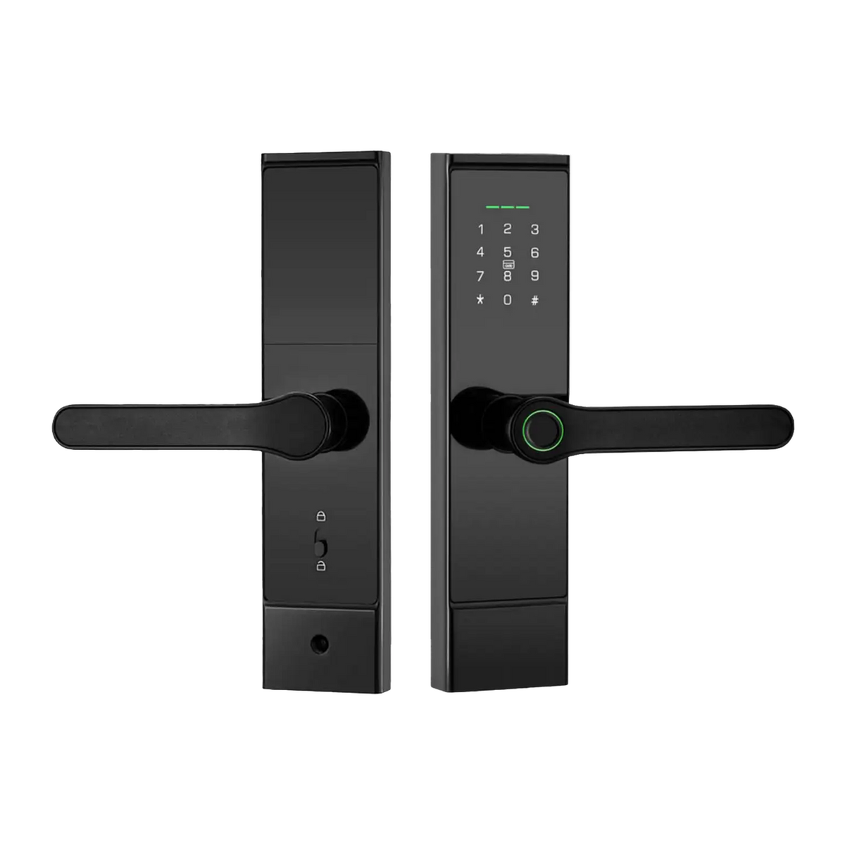 PIERRE Wave slim deurslot Residence voor binnendeuren