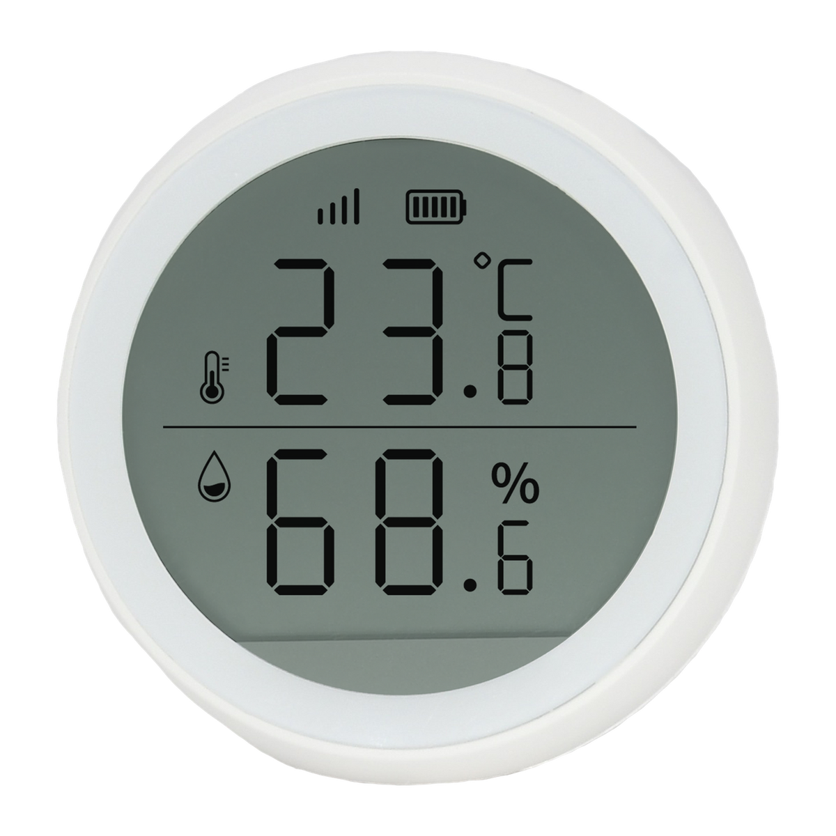 PIERRE Wave temperatuur- en vochtigheidssensor met display