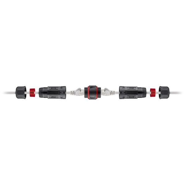 Outdoor RJ45 Patch Cable Coupler (IP68 CAT6)
