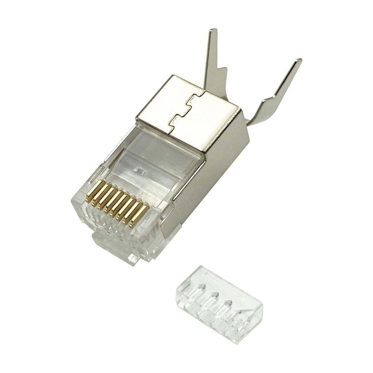 RJ45 STP plug Cat6a for AWG22-23 solid/stranded conductor 10 stuks