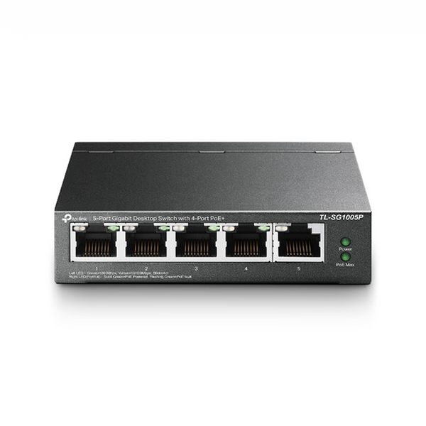 5-Poorts Gigabit Desktop Switch 65w PoE V2