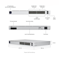 UniFi Switch Professional Gen2 24 poort 400w PoE - wifi-center.nl