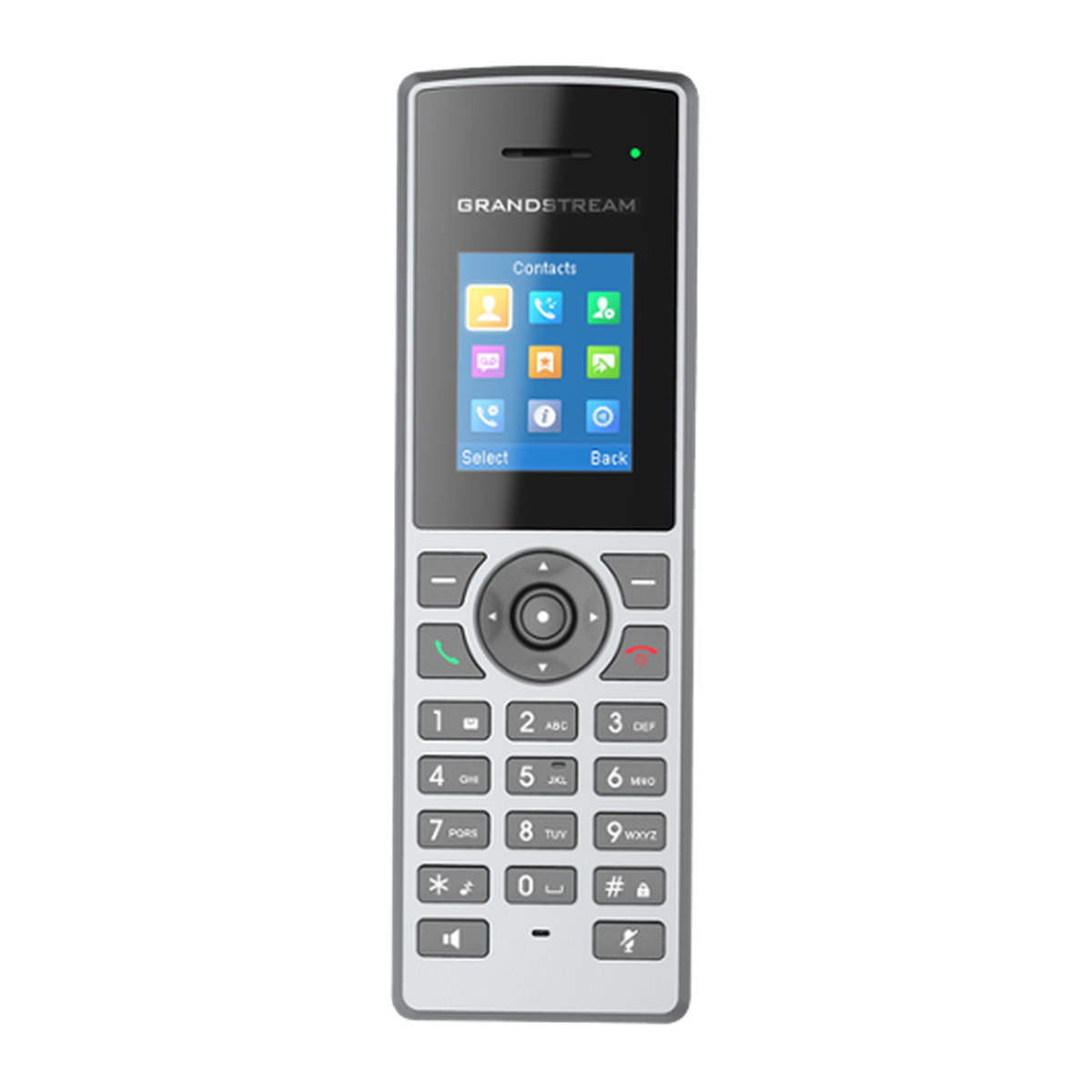 Grandstream DP722 DECT-handset, voorzijde