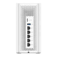 Grandstream GCC6010W next-gen firewall met Wi-Fi 6, achterzijde