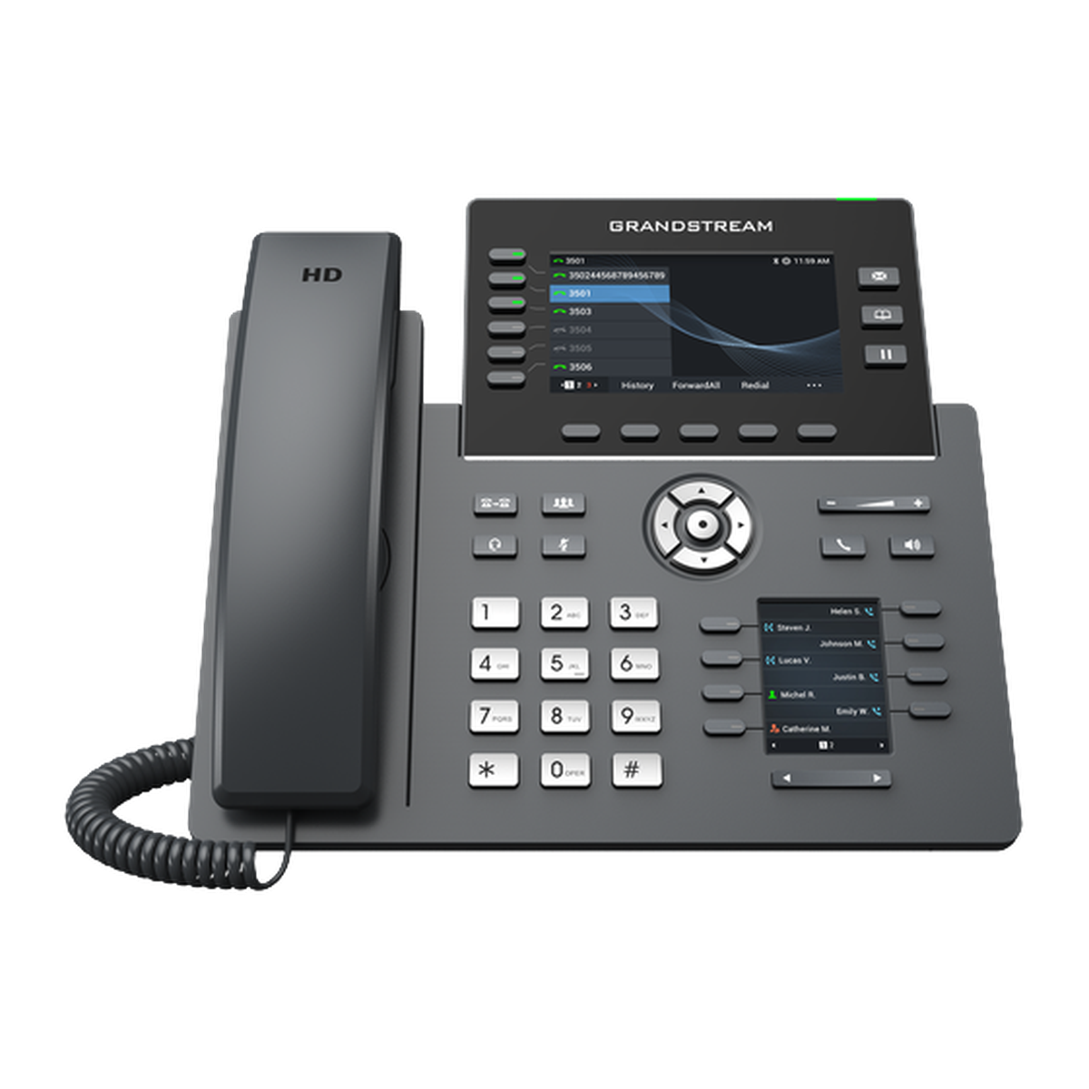 Grandstream GRP2616 IP-telefoon, voorkant