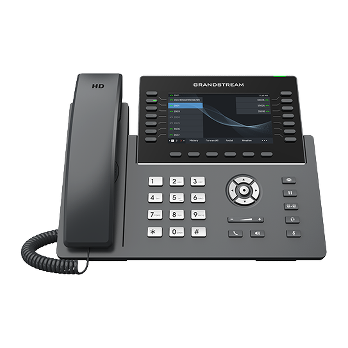 Grandstream GRP2650 IP-telefoon, voorkant