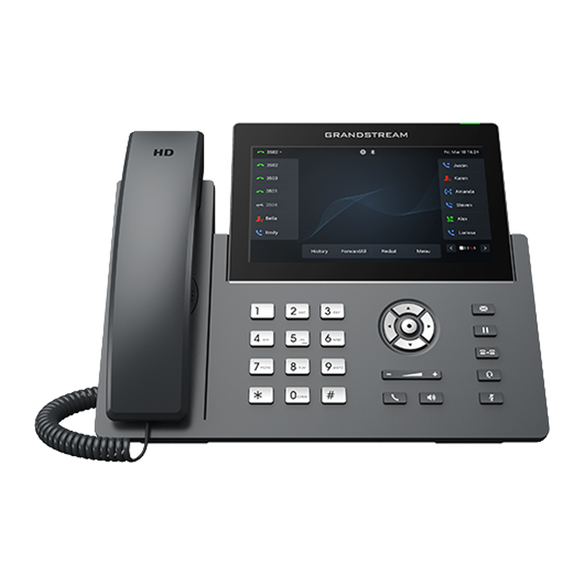 Grandstream GRP2670 IP-telefoon, voorkant