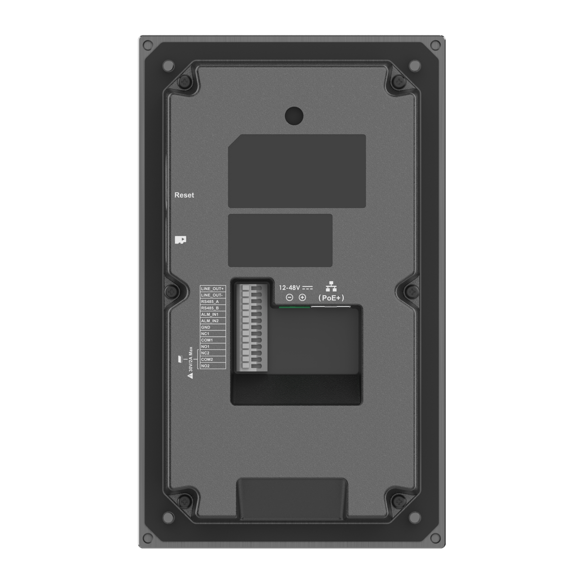Grandstream GSC3565 buitenvideo-intercom, achterzijde