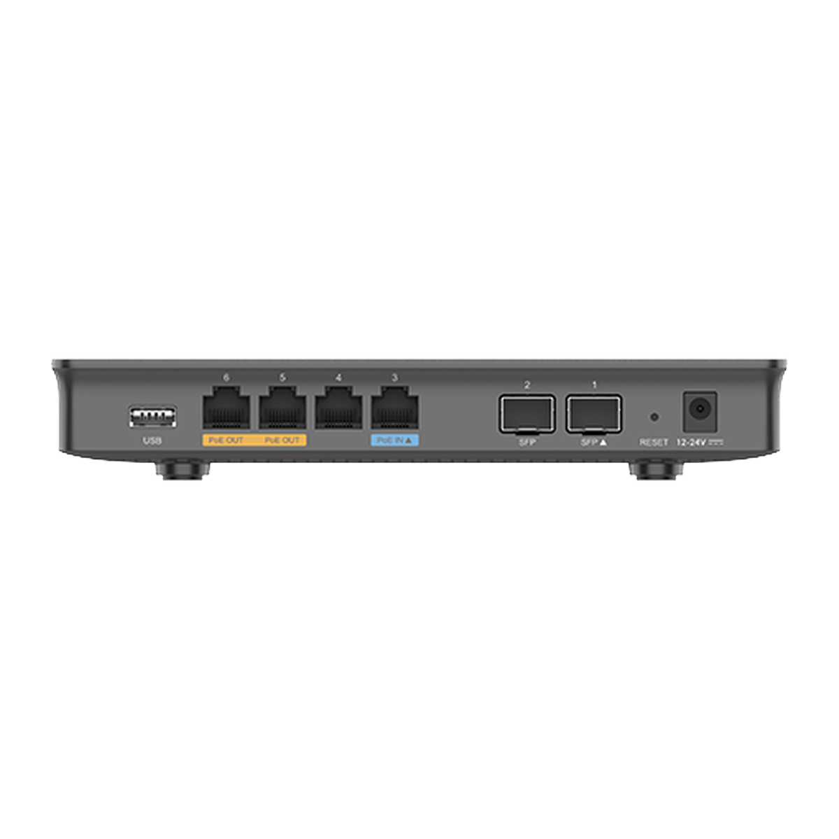Grandstream GWN7002 Multi-WAN VPN-router, achterzijde