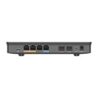 Grandstream GWN7002 Multi-WAN VPN-router, achterzijde