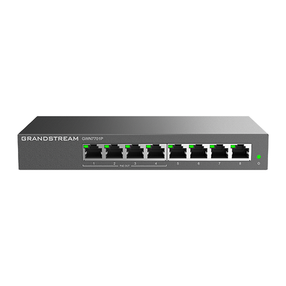 Grandstream GWN7701P unmanaged 8-poorts PoE+-switch