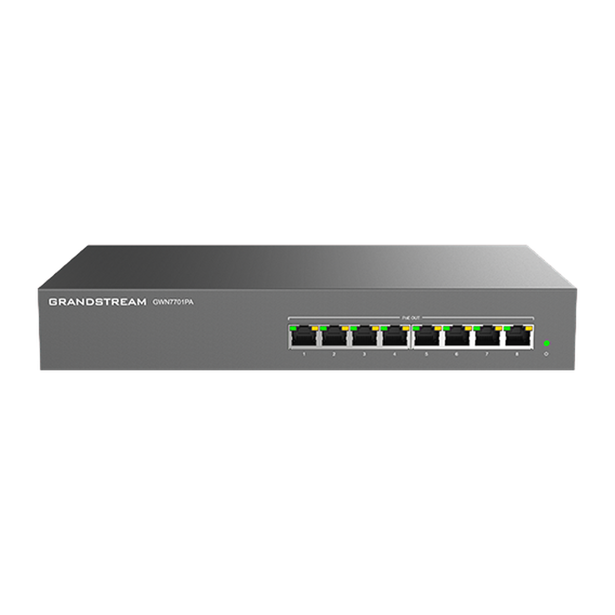 Grandstream GWN7701PA 8-poorts PoE+-switch