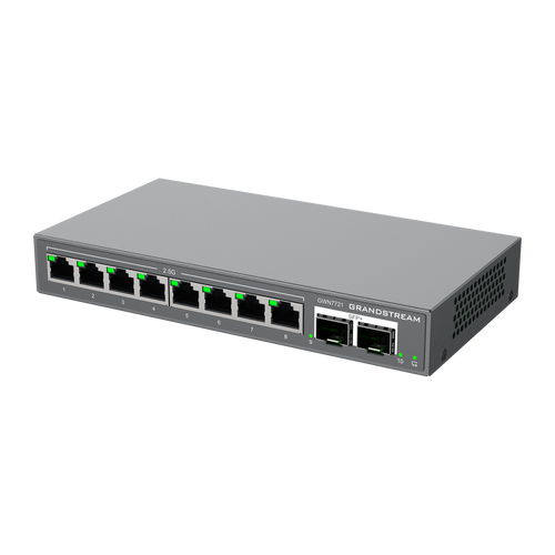 GWN7721 Layer 2 Lite 2.5GbE-switch met SFP+