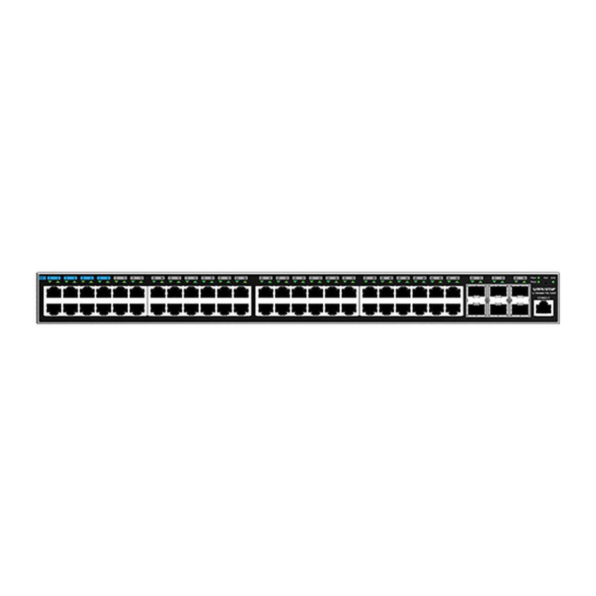 GWN7816P 48-poorts Layer 3 PoE++-switch met 6 SFP+
