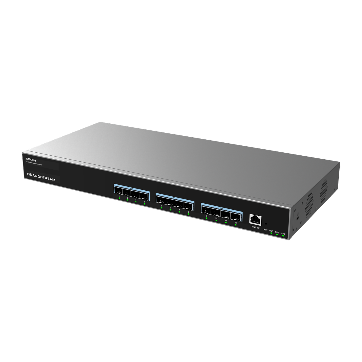 GWN7832 Layer 3 aggregatieswitch met 12 SFP+-poorten