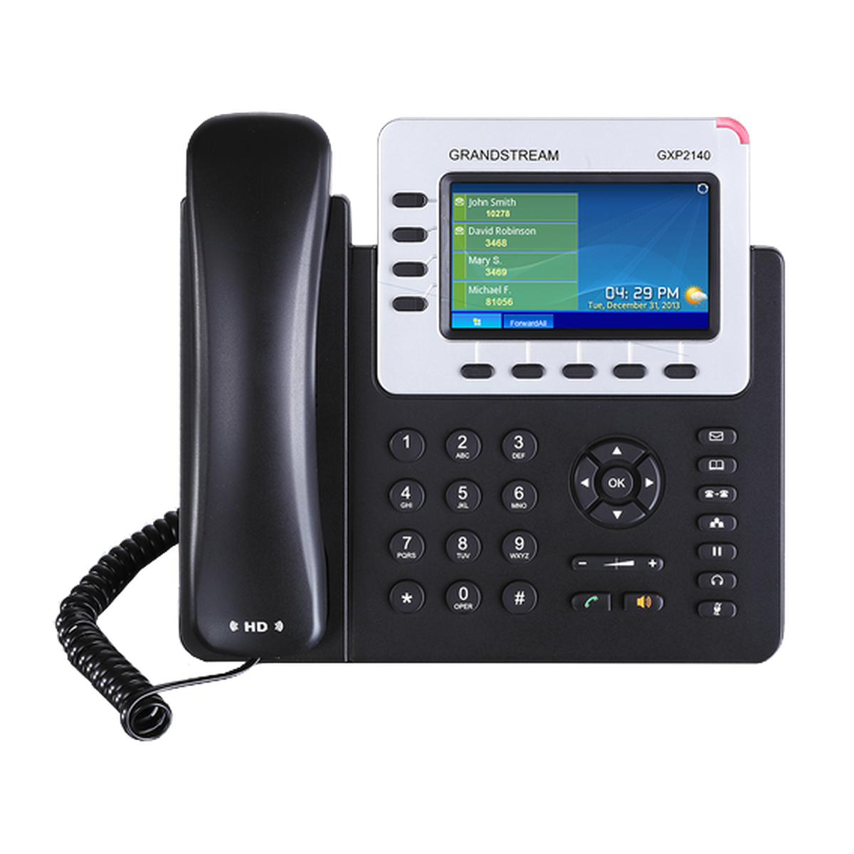 Grandstream GXP2140 IP-telefoon, voorkant