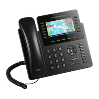 Grandstream GXP2170 IP-telefoon, zijkant
