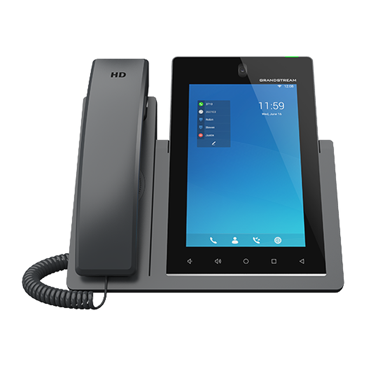 Grandstream GXV3470 IP-telefoon, zijkant
