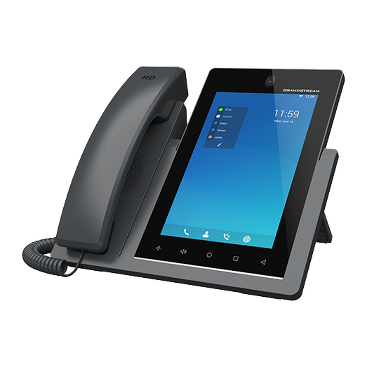 Grandstream GXV3470 IP-telefoon, zijaanzicht