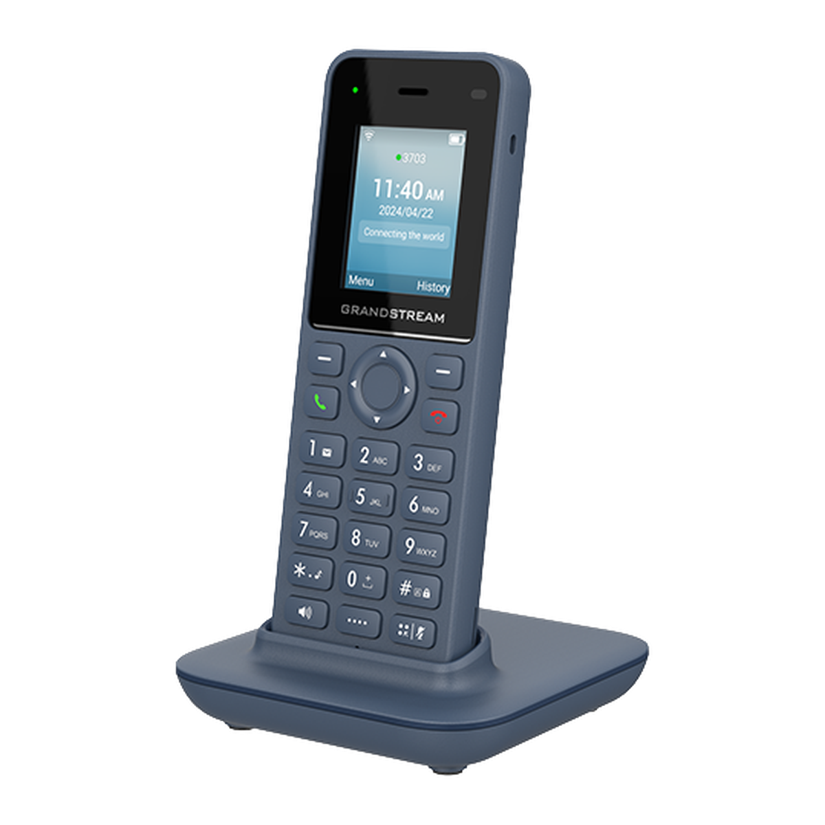 Grandstream WP816 draagbare Wi-Fi 6 IP-telefoon, achterzijde