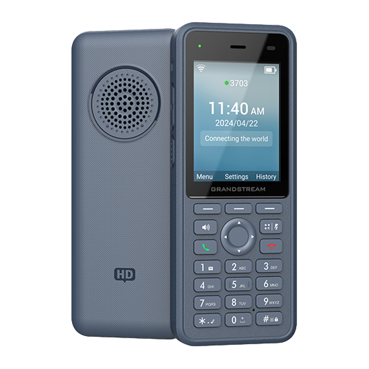Grandstream WP836 robuuste Wi-Fi 6 IP-telefoon, voorzijde