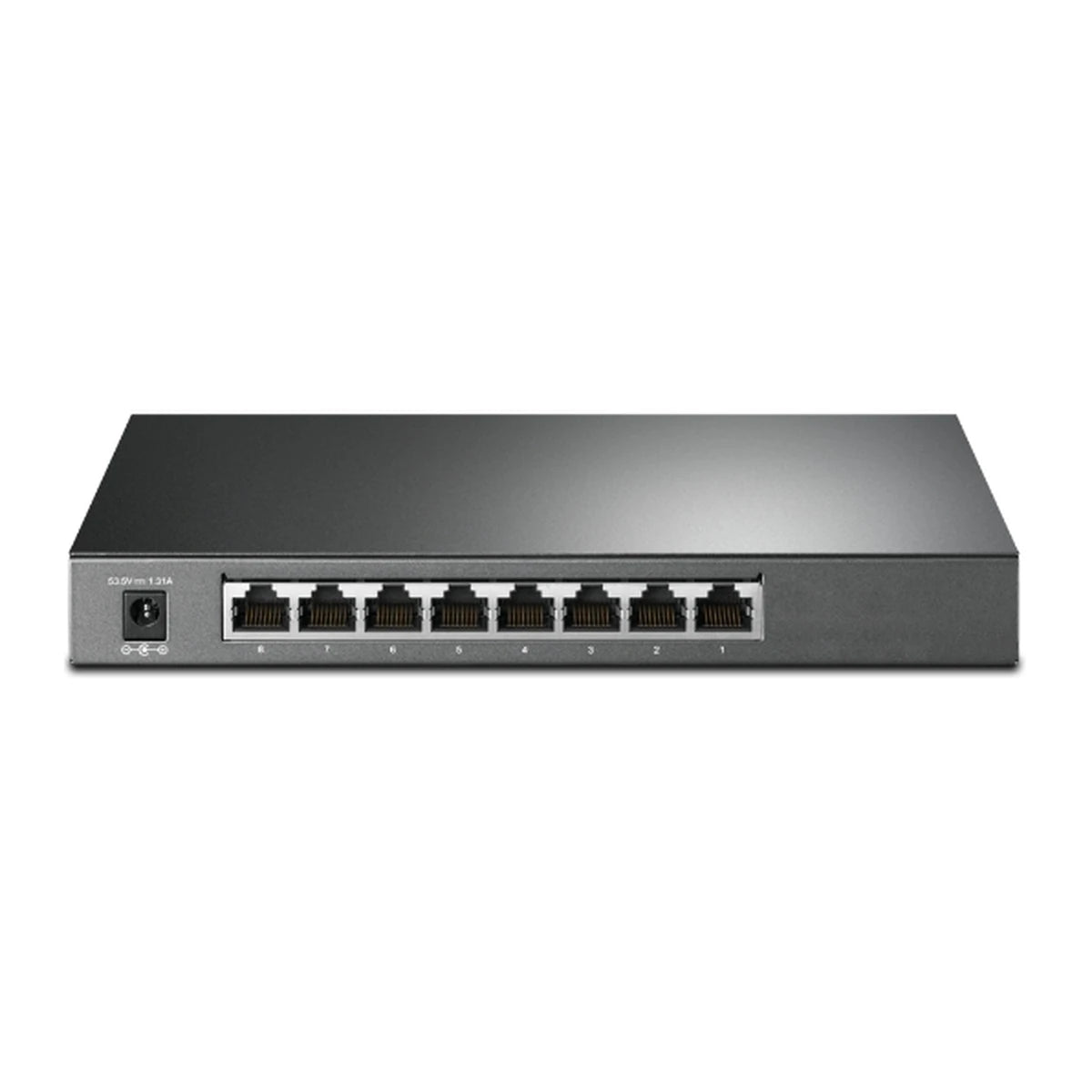 TL-SG2008P 8-poorts PoE+ Smart switch - achterkant