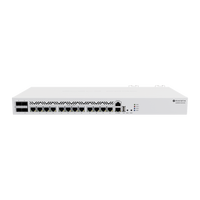 MikroTik CCR2116-12G-4S+, voorzijde met poorten