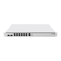 MikroTik CCR2216-1G-12XS-2XQ, voorzijde met SFP28-poorten