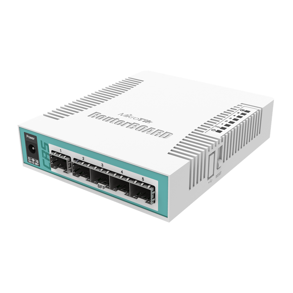 MikroTik CRS106-1C-5S, smart switch met SFP-poorten