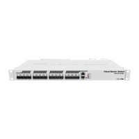 MikroTik CRS317-1G-16S+RM, voorkant met SFP+-poorten