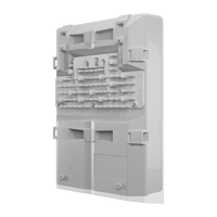 MikroTik netPower 15FR, binnenzijde met 16 poorten