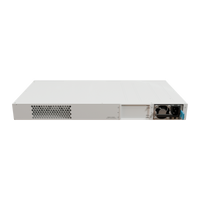 MikroTik CRS320-8P-8B-4S+RM, poortenkant met SFP+-cages
