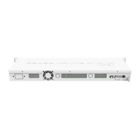 MikroTik CRS326-24G-2S+RM, achterzijde met voedingsaansluiting