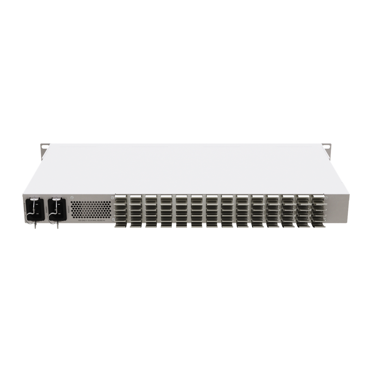 MikroTik CRS326-4C+20G+2Q+RM, schuin aanzicht
