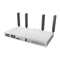 MikroTik CRS418-8P-8G-2S+5axQ2axQ-RM, voorkant