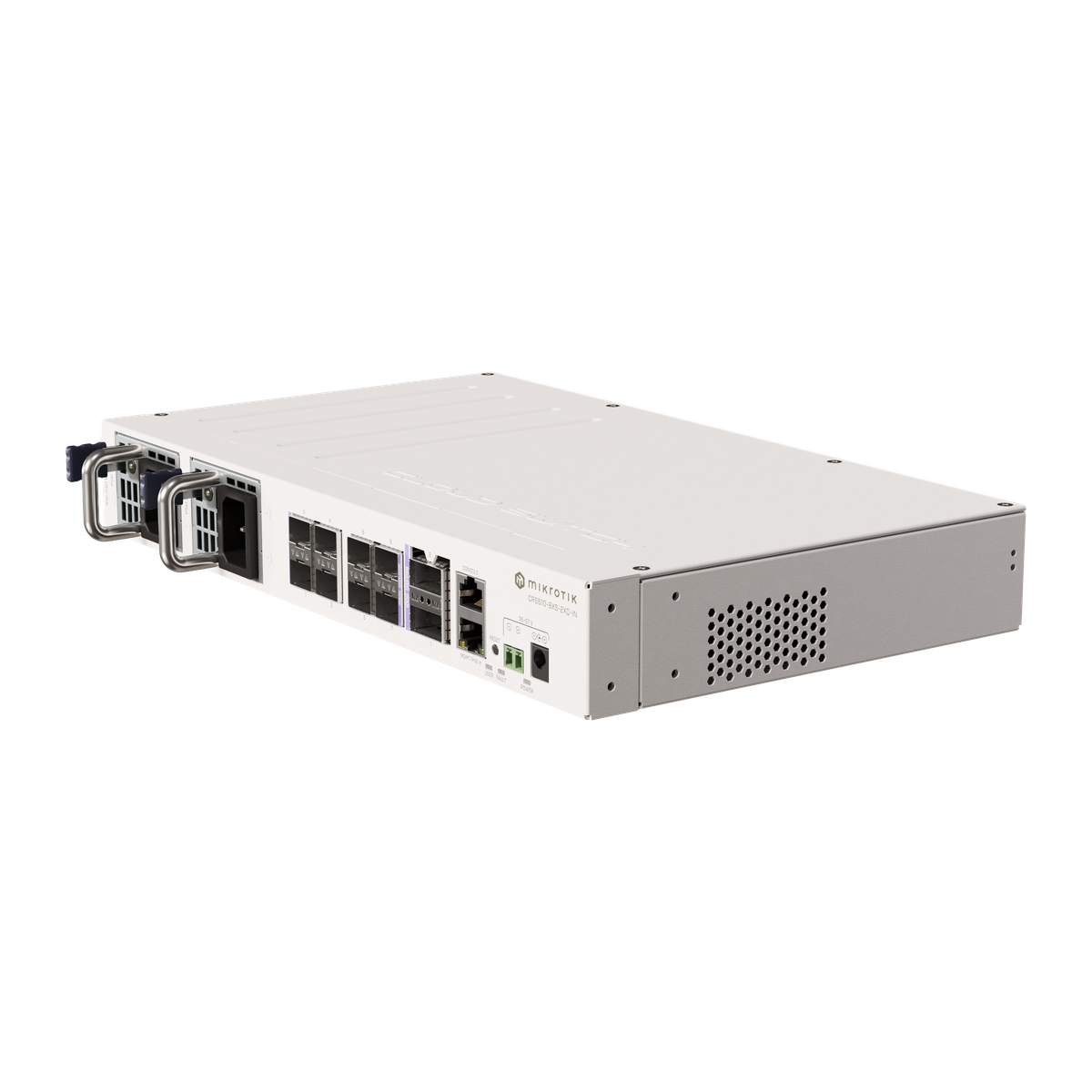 MikroTik CRS510-8XS-2XQ-IN, zijaanzicht