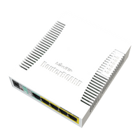 MikroTik CSS106-1G-4P-1S, voorkant