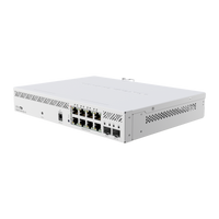 MikroTik CSS610-8P-2S+IN, voorkant met acht PoE-poorten