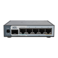 MikroTik hEX S (2025), voorkant met gigabit-poorten