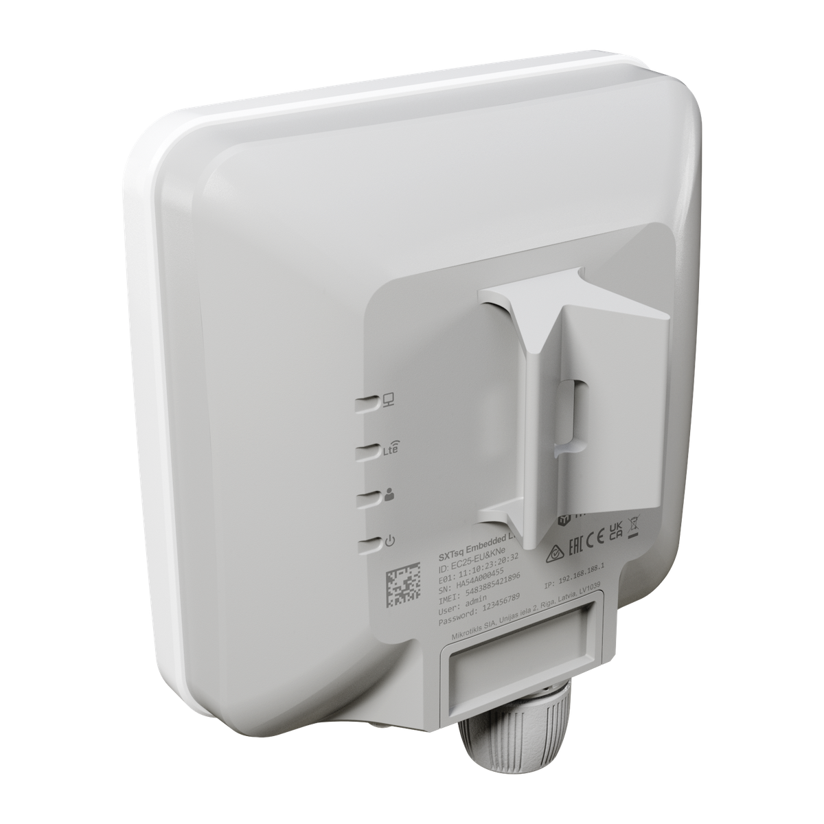 MikroTik SXTsq Embedded LTE4, zijaanzicht