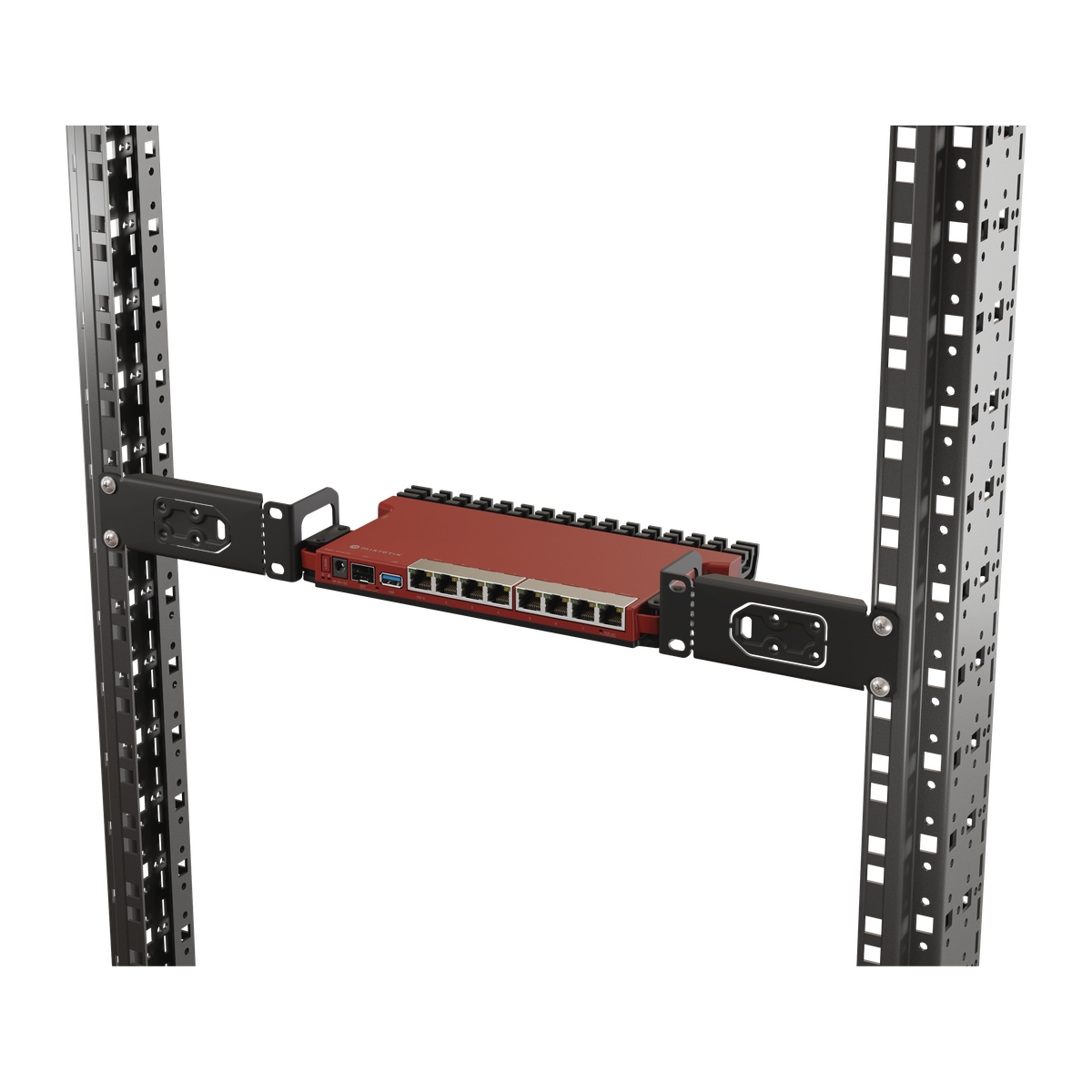 MikroTik L009UiGS-RM in een serverrek