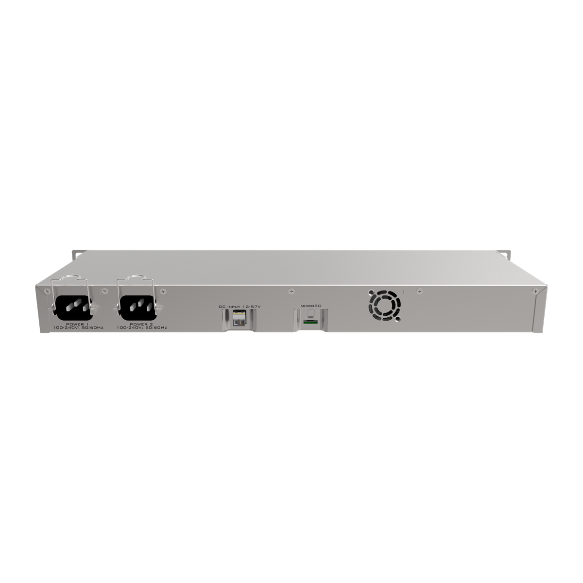 MikroTik RB1100Dx4 Dude Edition, achteraanzicht