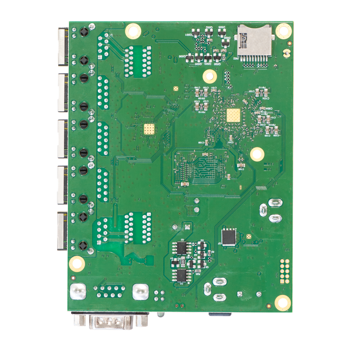 MikroTik RB450Gx4, poorten